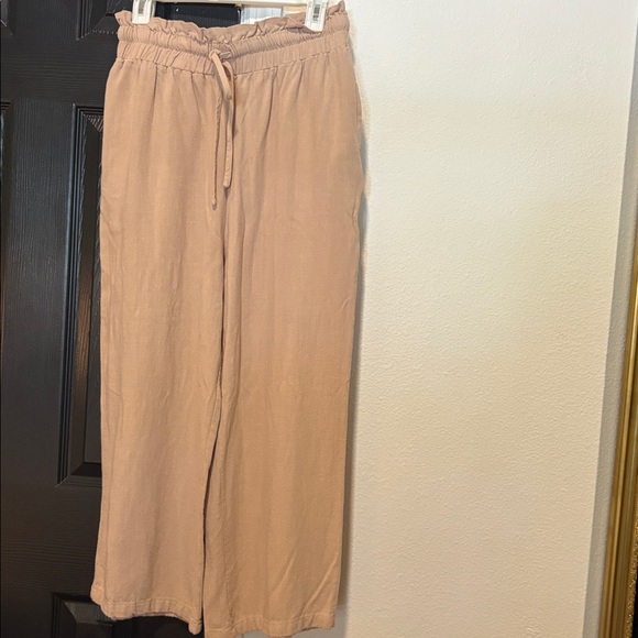 Wide Leg Linen Pants - Picture 1 of 2